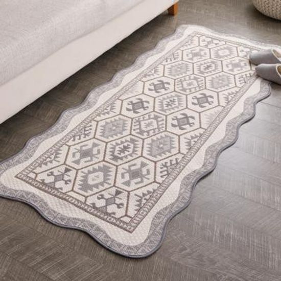 [베누지오]칼로스 그레이 워셔블 소파매트 3인 65x170