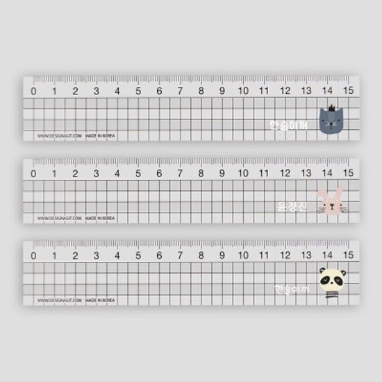 [주문제작]네임 투명자 15cm해피프렌즈