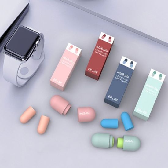 컬러 미니 이어플러그 캡슐 귀마개 층간 소음 차단