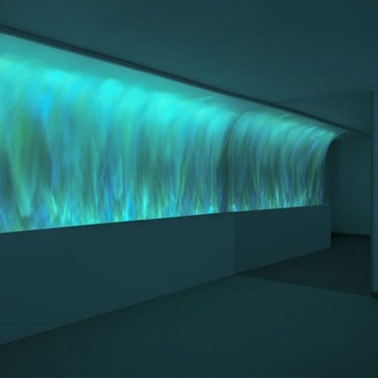 노르딕 신비한 3D 거실 침실 벽등 카페 조명 85cm