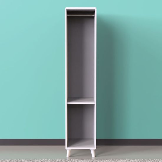 플랫 틈새 옷장 40cm 싱글 장롱 행거 수납장 (착불)