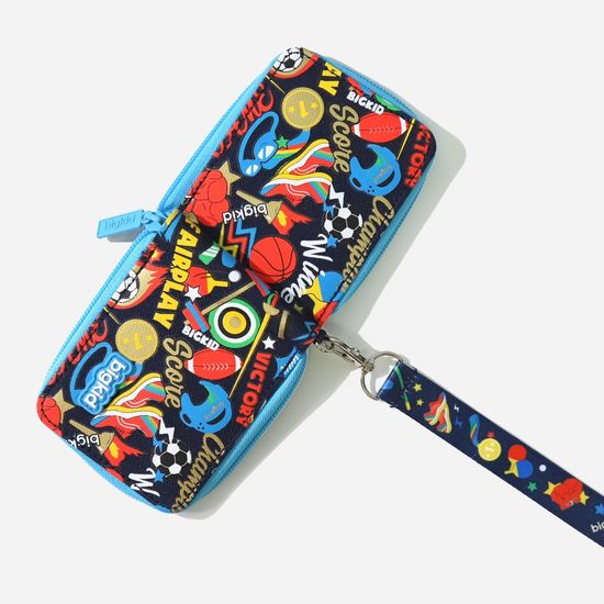 빅키드 키즈 일러스트 지퍼 반지갑 목걸이형