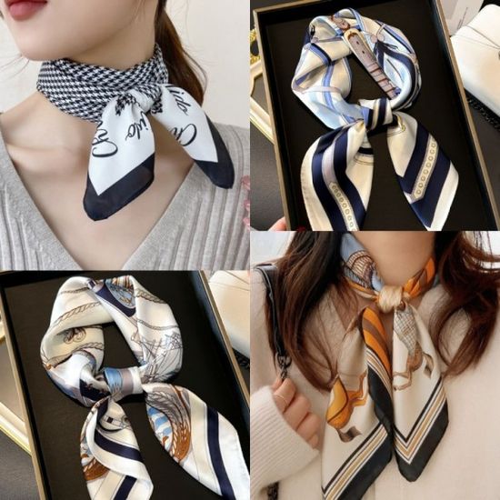 스카프 봄 쿨 썸머 가을 부드럽고 우아한 고급 여성용