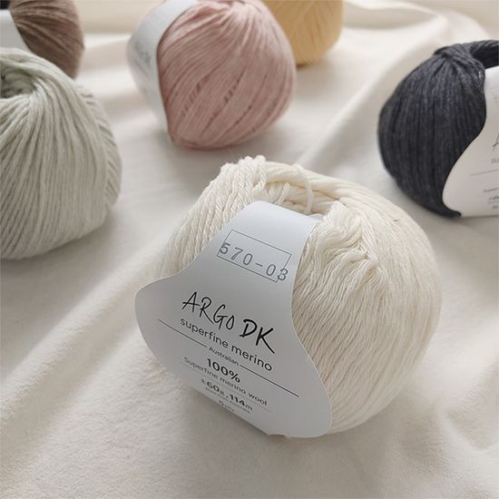 아르고 DK 60g - 대바늘 옷 뜨는 실 양모