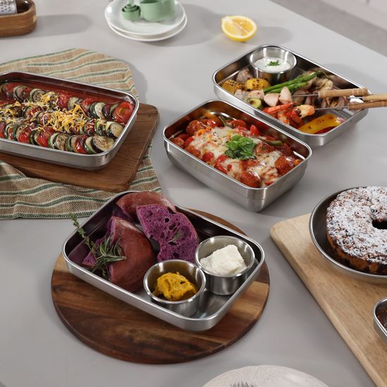 퀸센스 센싱락 스텐 무연마제 밀폐용기 특대형 8L