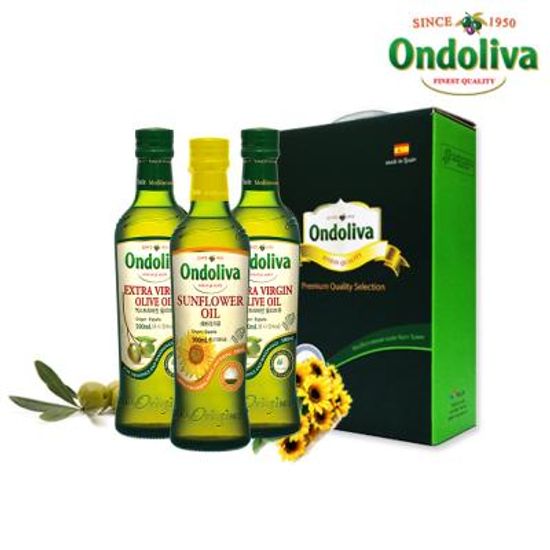 엑스트라버진 올리브유 500ml 2P,해바라기유 500ml 1P