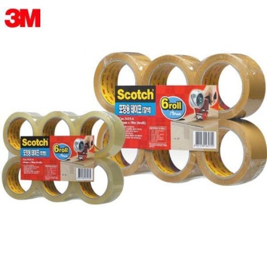3M 스카치 포장용 박스테이프 3615R-6 [00031707]