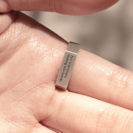 나만보는 각인반지 암시반지 스탠다드스퀘어 볼드