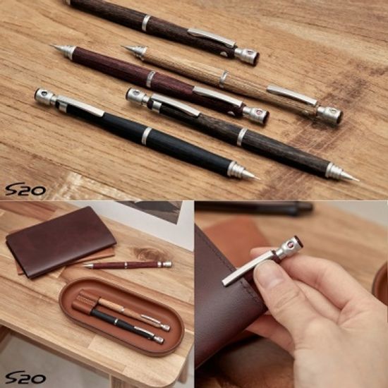 파이롯트 0.5mm 고급 샤프의 정석-우드 제도샤프 S20