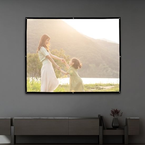 이동형 빔프로젝터 스크린(186x139cm) 회의실스크린