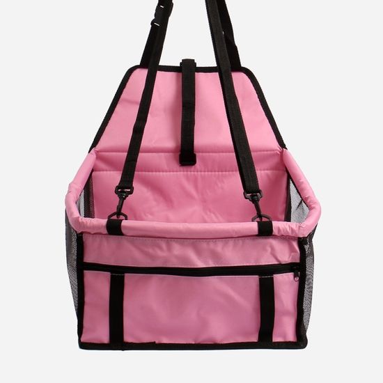 위드펫 강아지 카시트(핑크) 반려동물카시트