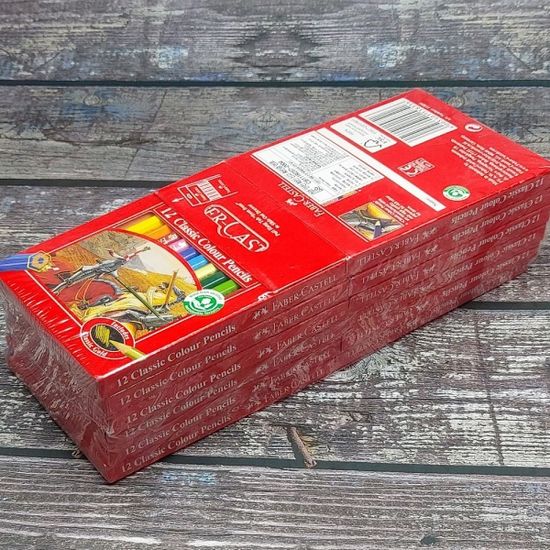 파버카스텔 유성색연필 미니 지관 12색 115851 10개