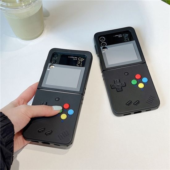 갤럭시 Z플립 5 4 3 레트로 게임기 컨트롤러 케이스