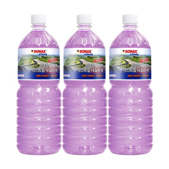 소낙스 익스트림 데일리뷰 워셔액 1.8L 3개