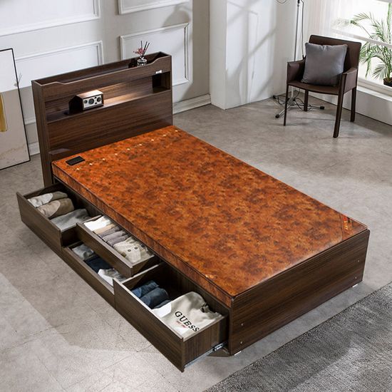 전자파차단 온돌침대 (슈퍼싱글) 황토숯볼 HM054