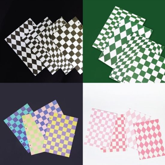 아이씨엘 6공 리필 속지 A5 체커보드 Checkerboard