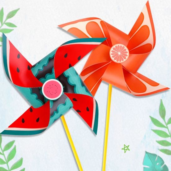 (미술샘) 상큼한 과일바람개비 만들기