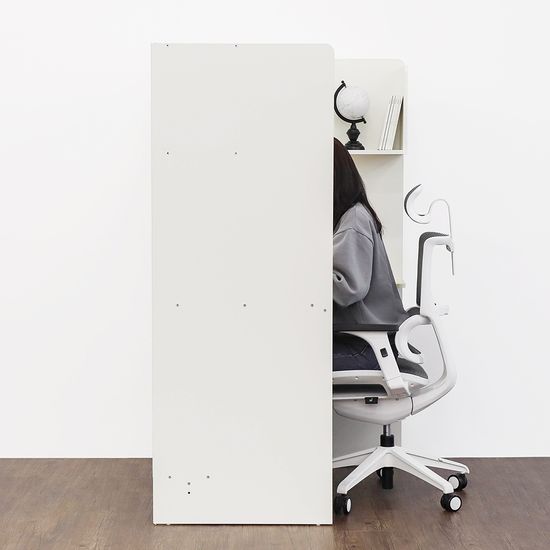 스터디스타 와이드1000 독서실책상 크림화이트 오른쪽