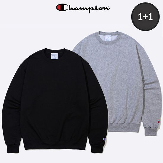 (1+1)챔피온 S600 파워블랜디 기모 맨투맨