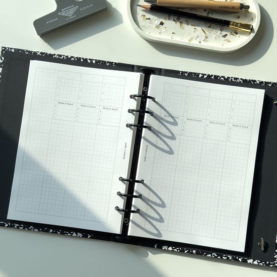 루카랩x카티 A5 만년형 위클리 불렛저널 리필속지