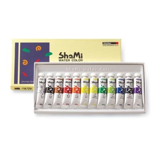 샤미 수채화물감 12색 (세트) 77788