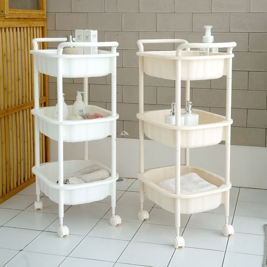 리브덕 이동식 트롤리 2단~4단 틈새 바퀴 수납 선반