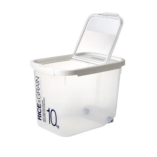 락앤락 쌀통 10kg (계량컵+제습제) 화이트