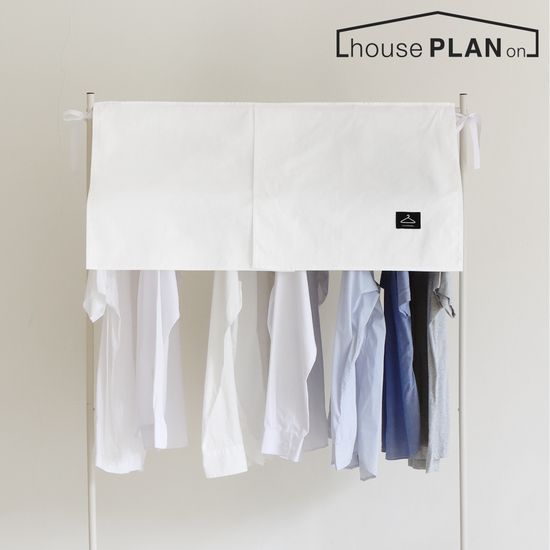 하우스플랜온 코튼 하프 행거커버