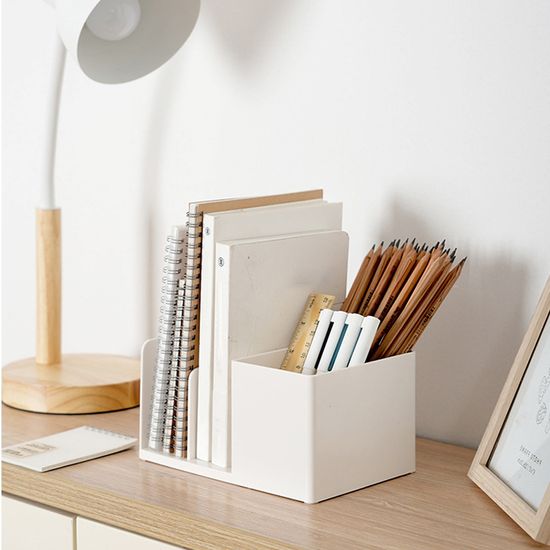 듀얼 데스크 책상 정리 책 연필 꽂이 정리함 수납함