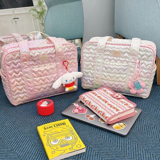 오로라하트 패브릭 보부상 기저귀 다꾸 숄더 가방 백