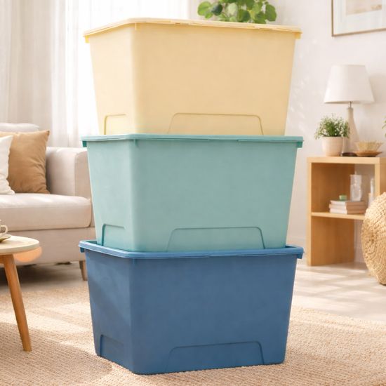 컴포즈 대형 리빙박스 옷 정리함 72L 2개 네임텍증정