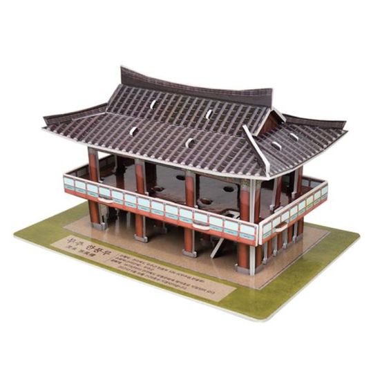 DIY 입체 퍼즐 조립 키트 무주 한풍루