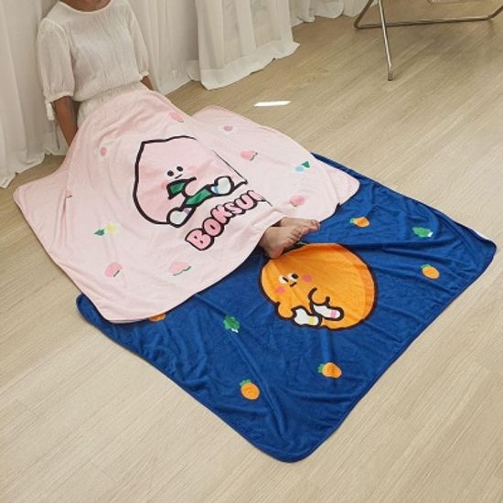 핑크풋 당근친구들담요