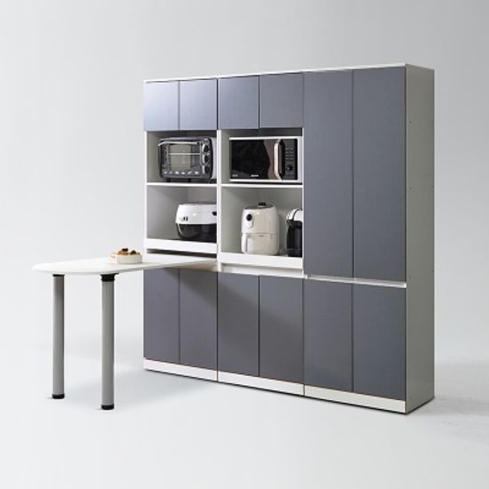 루블린 주방 수납 식탁 렌지대 3종 세트 (착불)