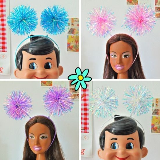 스파클라 폭죽 머리띠(4컬러)