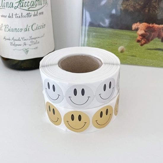 Coin Smile Roll Sticker 코인스마일롤스티커