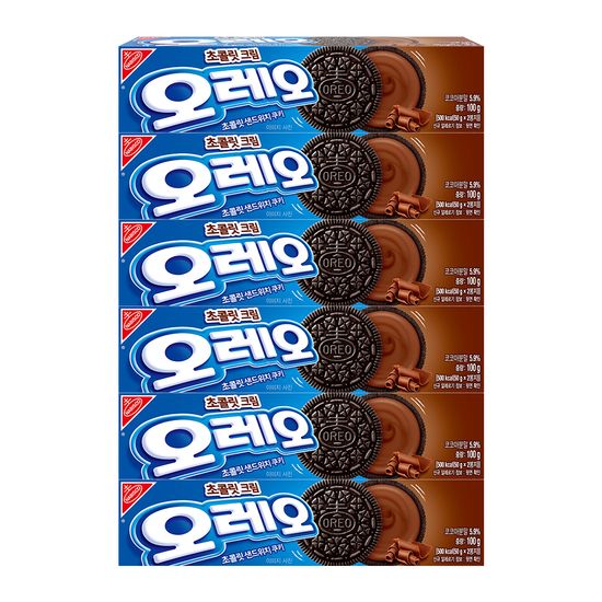 오레오 초코 100g 6개
