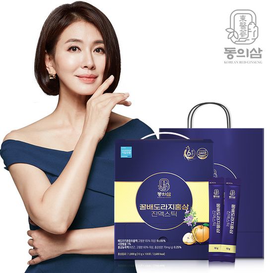 동의삼 꿀배도라지홍삼 진액스틱 10g 30포 / 100포