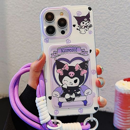 갤럭시 s24 s23 + 울트라 캐릭터 카드 스트랩 케이스