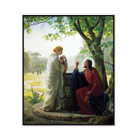 칼 블로흐 - 그리스도와 사마리아 여인