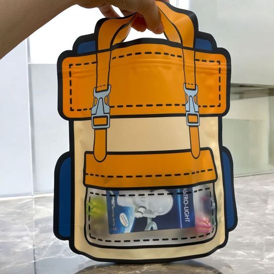 지퍼백 구디백 포장지 오렌지 대(WFJKW5V)