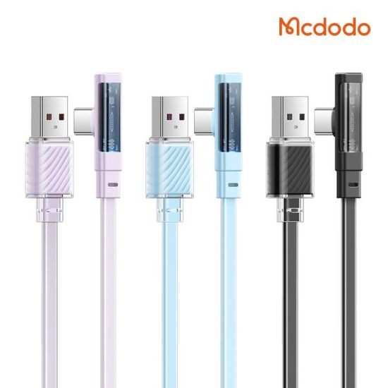 파스텔 90도 플랫 핏 고속충전 케이블 [C타입 8핀 PD]