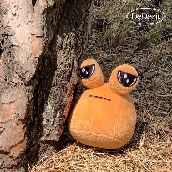 [데데리트]귀여운 슬픈눈 달팽이 포우 인형 키링