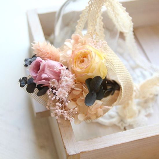 납골당(추모)꽃-옐로&핑크로즈