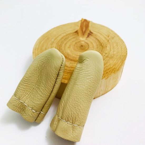 가죽골무 2pcs 니들펠트