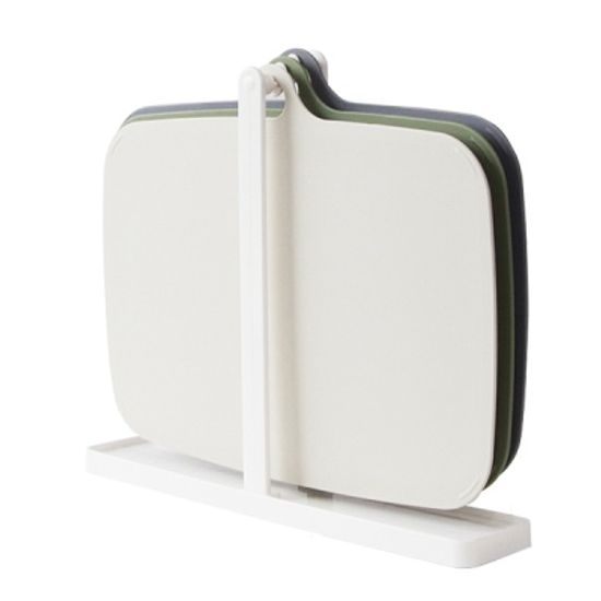 로얄포드 모던 인덱스 도마 세트 4p (도마3p+거치대)