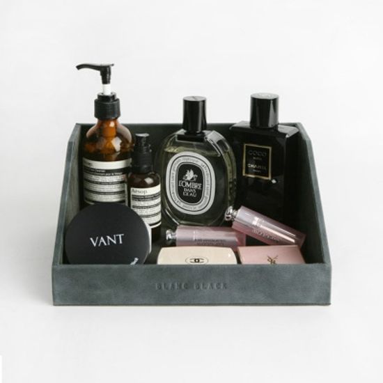 블랑블랙 화장품 정리함 오거나이저 T2 블루그레이