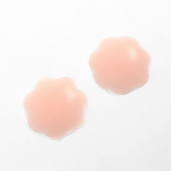 완벽밀착 실리콘 니플패치 5세트 꽃형 여성 유두 밴드