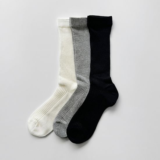 썸머 시스루 골지 장목 양말 3개세트