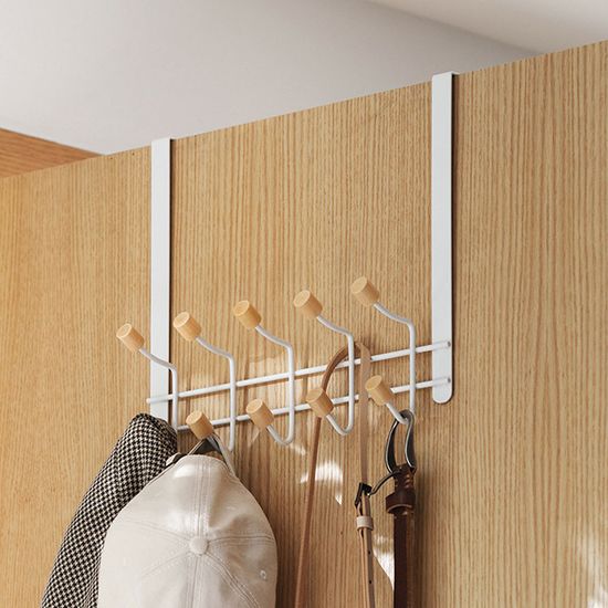 2단 도어훅 옷걸이 바지 모자 가방 벽 걸이 행거 헹거